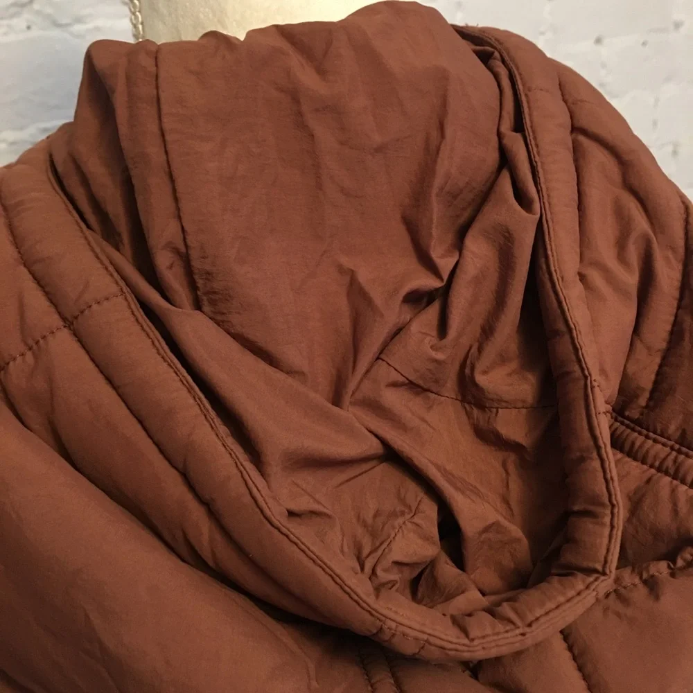 FP Movement pippa packable puffer jacket toasted almond brown small - Picture 6 of 9